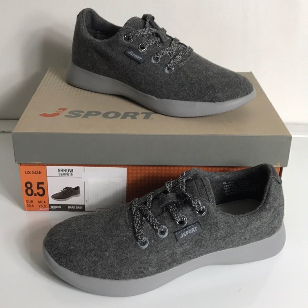 Jsport Arrow Casual Wool Lace Up Sneakers